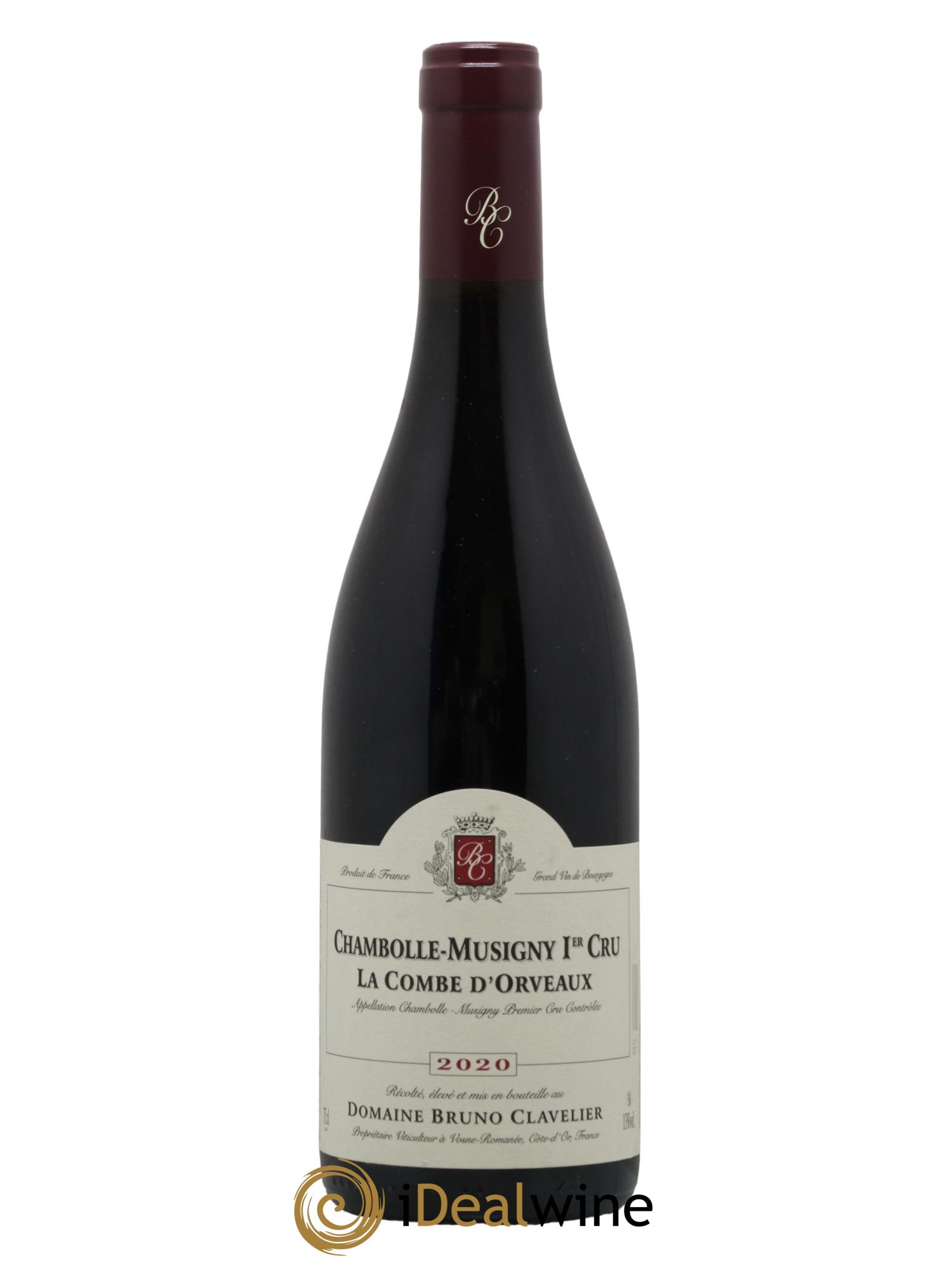 2020 Chambolle Musigny 1er Cru La Combe d'Orveaux Bruno Clavelier from Domaine Bruno Clavelier